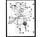 Amana B9C2HS/P9920816R evaporator and fan motor diagram