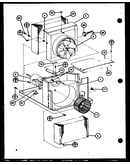 Evaporator and fan motor