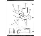 Amana B9C2HS/P9920816R rac outercase assembly - 100 series hes models diagram