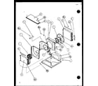 Amana 14C2MA/P1156601R evaporator and fan motor diagram
