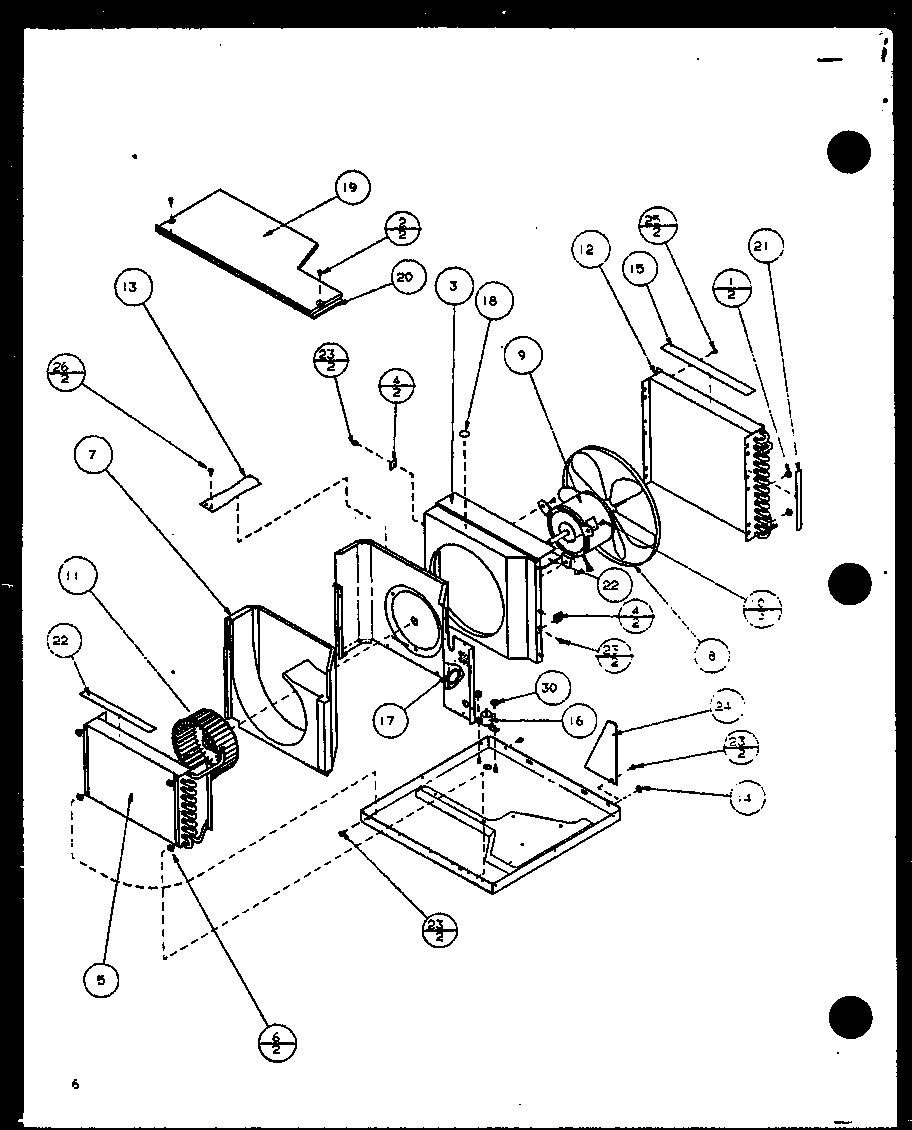 Evaporator and fan motor