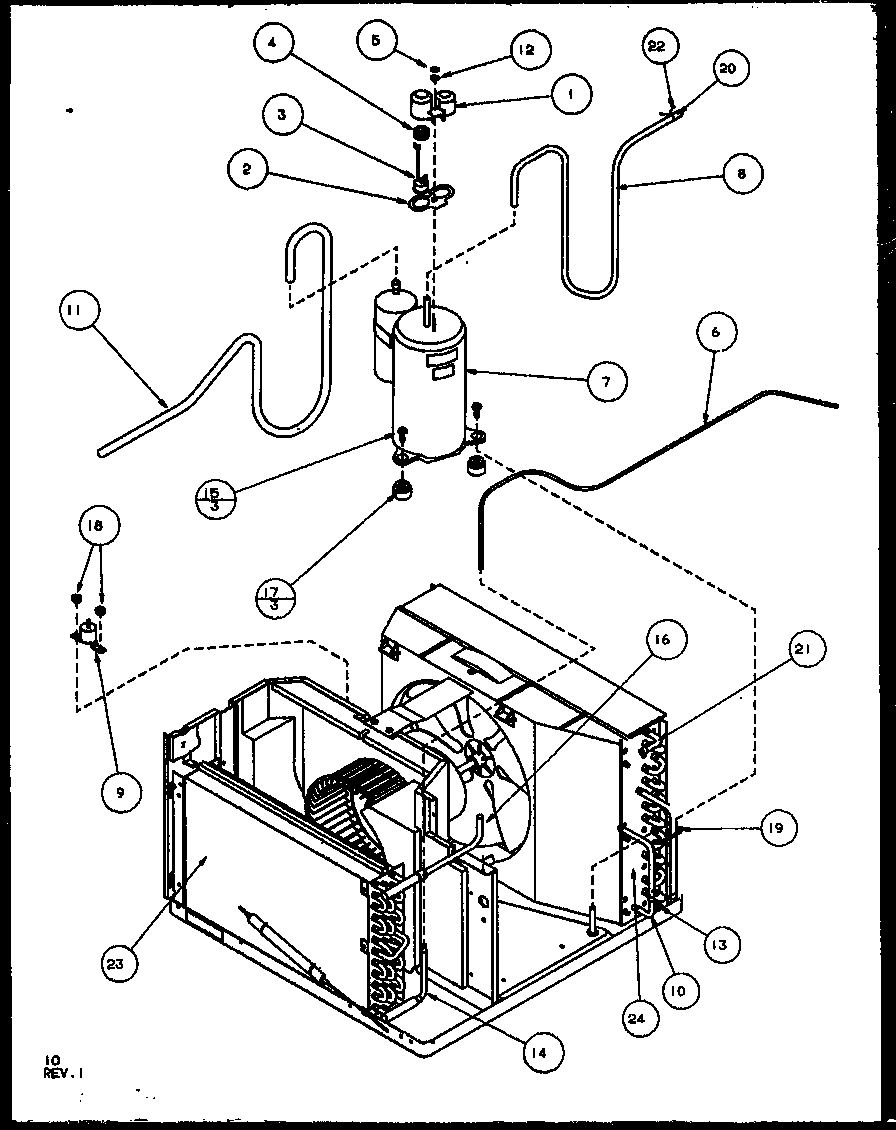 Compressor and tubing