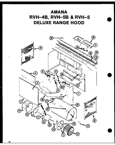 Deluxe range hood