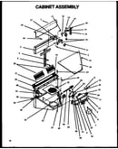 Cabinet assembly (ddv30e/p1119601s) (ddv30w/p1119602s)