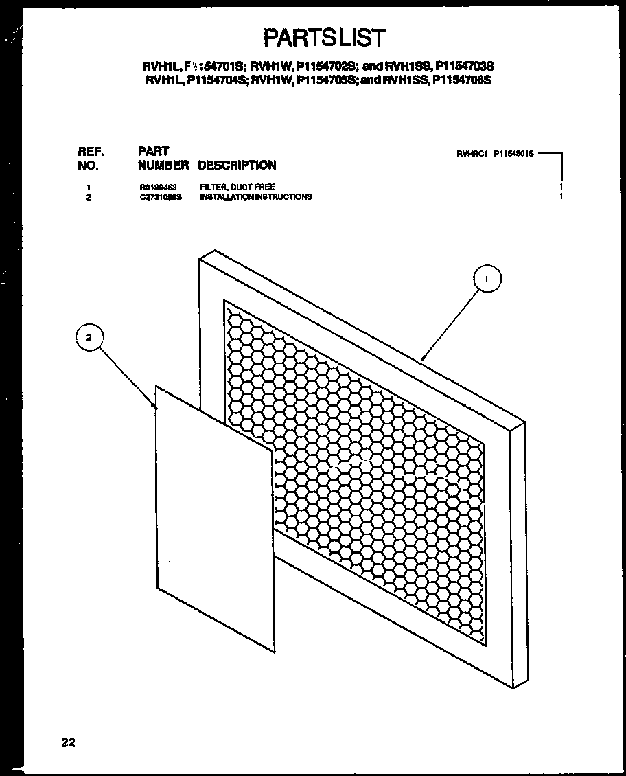 (RVHRC1/P1154801S)