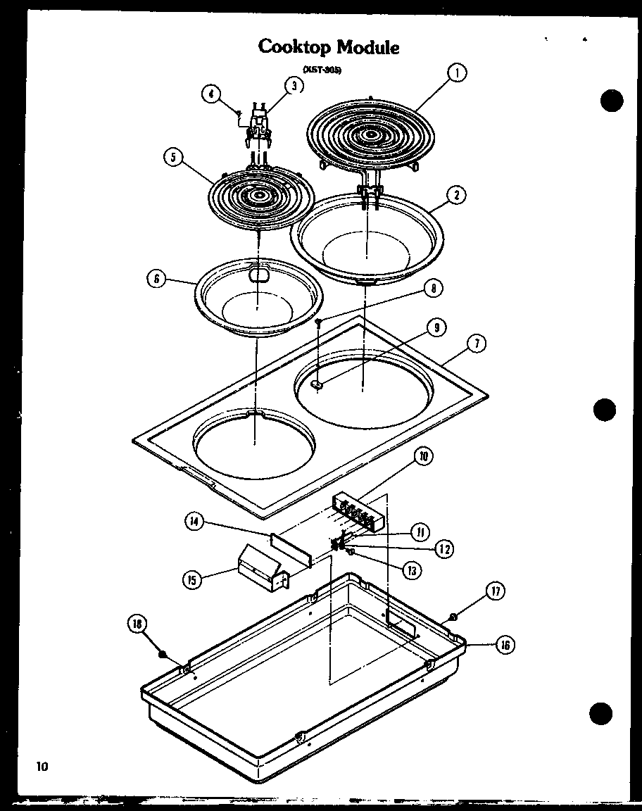 Cooktop module (cc-1/p27271-1s)