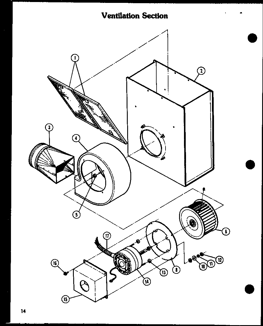 Ventilation section (akd-1/p85558-1s)