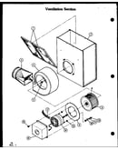 Ventilation section (akd-1b/p85558-2s) (akd-1b/p85558-3s)