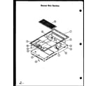 Amana CC-10/P72771-10S burner box section (akd-1b/p85558-2s) (akm-1b/p85549-2s) (akd-1b/p85558-3s) (akm-1b/p85549-3s) diagram