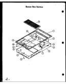 Burner box section (akd-1b/p85558-2s) (akm-1b/p85549-2s) (akd-1b/p85558-3s) (akm-1b/p85549-3s)