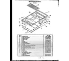 Modern Maid FET100 burner box section (fet100) diagram