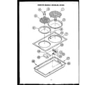 Modern Maid FET265 cooktop module -xst205-2b/xst305 diagram