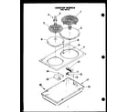 Caloric EDS648 cooktop module ked 305-25 diagram