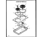 Amana CC7/P272718S cooktop module diagram