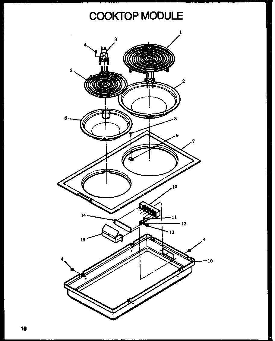Cooktop module