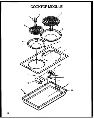 Cooktop module