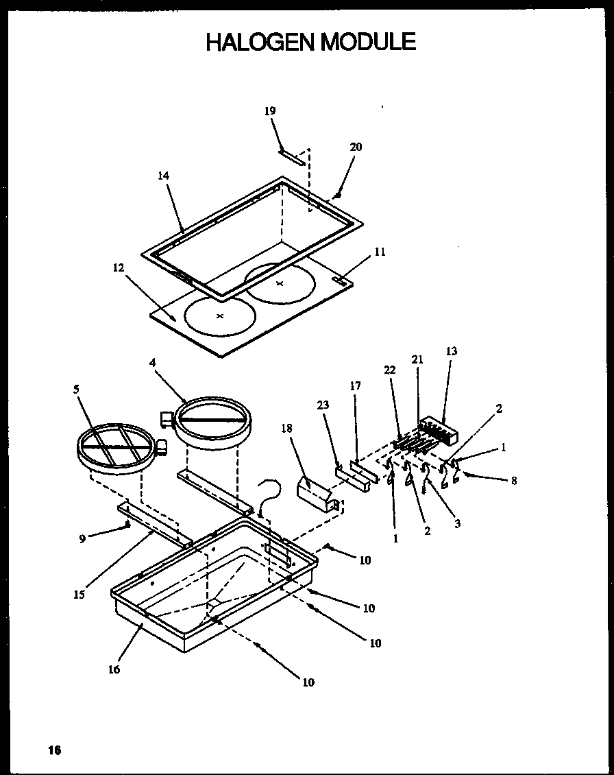 Halogen module