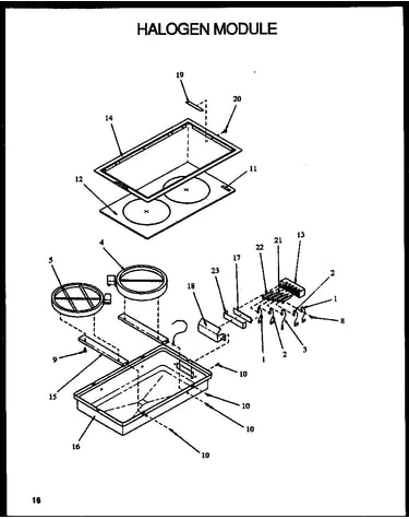 Halogen module