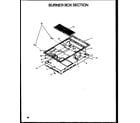 Amana CC7/P272718S burner box section diagram
