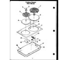Caloric EDR648 cook top module ked 305-25 diagram