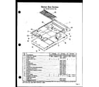 Modern Maid KET570 burner box section (ket590) (ket595) (ket700) diagram