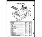 Modern Maid XST-307 burner box section (ket570) diagram