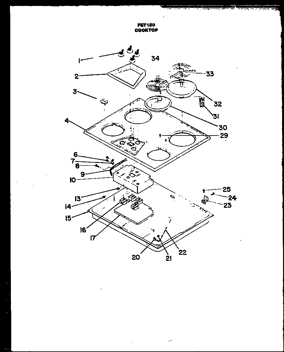 Cooktop/controls