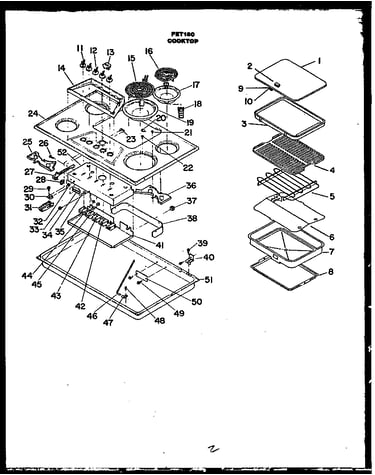 Cooktop/controls