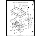 Modern Maid FST130-2D cooktop/controls diagram