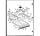 Amana ASR303-P852354S cooktop diagram