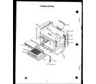 Caloric EJR304-2F/N cabinet section diagram