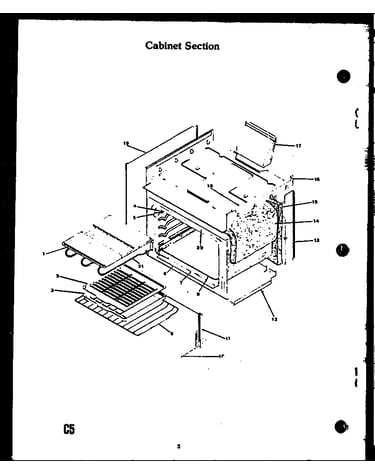 Cabinet section