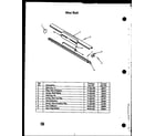 Caloric EJR304-2F/N mini rail diagram