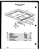 Range top section (qdu-966) (qdu-976)