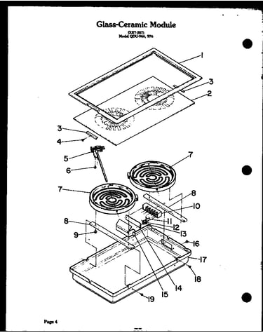 Glass-ceramic module (qdu-966) (qdu-976)