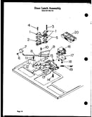 Door latch assembly (qdu-966) (qdu-976)
