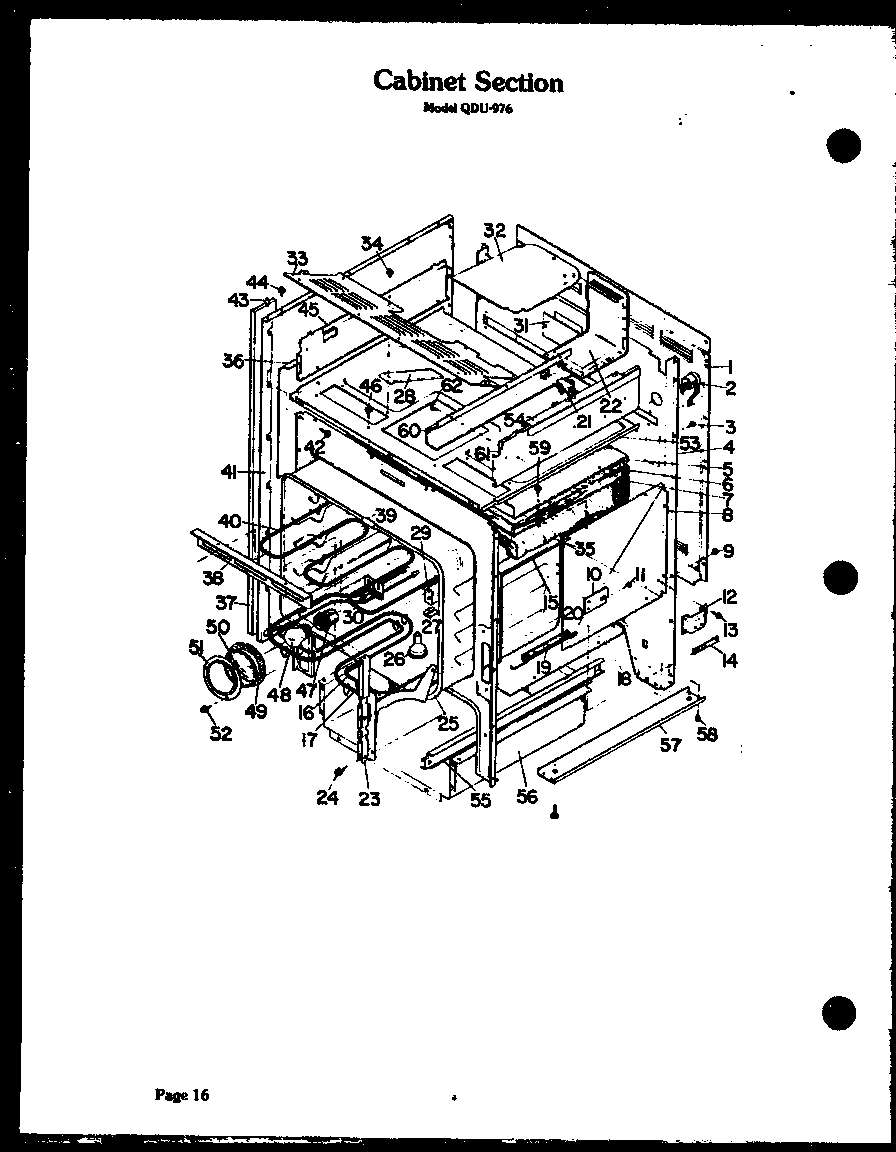 Cabinet section (qdu-976)