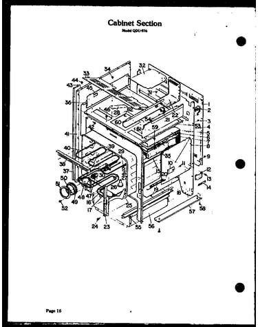 Cabinet section (qdu-976)