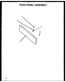 Fixed panel assembly (gbe22aaoept/p1137994nw) (gbe24aaoept/p1142415nw)