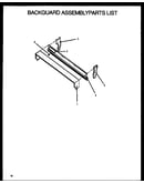 Backguard assembly (gbe22aaoept/p1137994nw) (gbe24aaoept/p1142415nw)