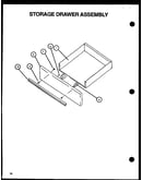 Storage drawer assembly