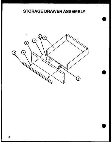 Storage drawer assembly