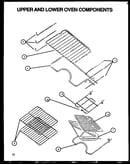Upper and lower oven components