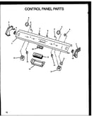 Control panel parts (fdu1862ww/p1131909) (fdu1862b/p1131908)