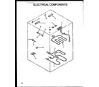 Modern Maid XST2092W/P1100203 electrical components (fdu1862ww/p1131909) (fdu1862b/p1131908) diagram