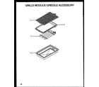 Modern Maid XST2072W/P1133265NW grille module/griddle accessory (xst235/p1133268n) (xst229/p1133266n) diagram