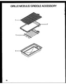 Grille module/griddle accessory (xst235/p1133268n) (xst229/p1133266n)