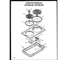 Modern Maid XST2072W/P1133265NW cooktop module diagram