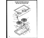 Modern Maid FDU1862B/P1131908 glass ceramic module (xst2072w/p1133265nw) (xst2072b/p1133265nb) diagram