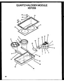 Quartz-halogen module (xst2092w/p1133345nw) (xst2092w/p1100203) (xst2092b/p1100204) (xst2092b/p1133345nb) (xst2092k/p1100202) (xst2092k/p1133345nk)